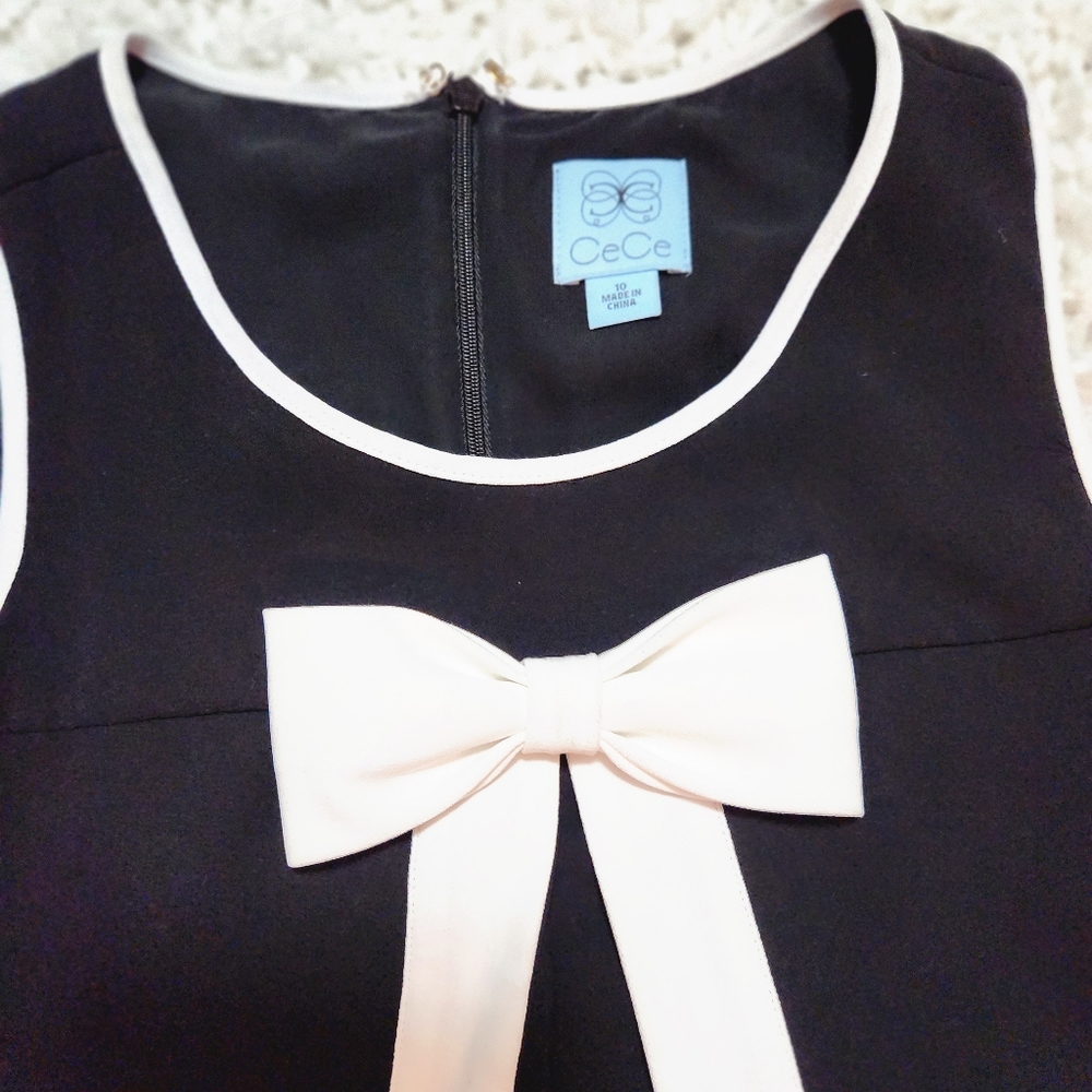 CeCe Bow Babydoll Dress